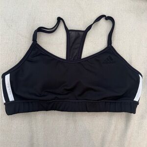 Adidas Women's Black and White Sports Bra